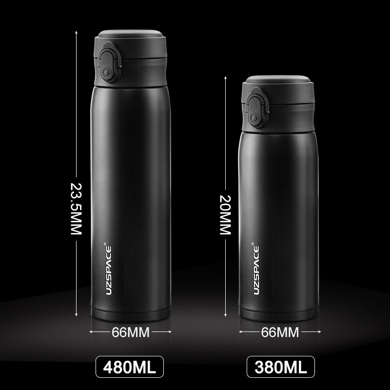 BOUTEILLE UZSPACE TWB-4076 500ml Brocade Red, Crescent Blue, Peaks White, Cloudy Black