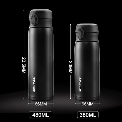 BOUTEILLE UZSPACE TWB-4076 500ml Brocade Red, Crescent Blue, Peaks White, Cloudy Black
