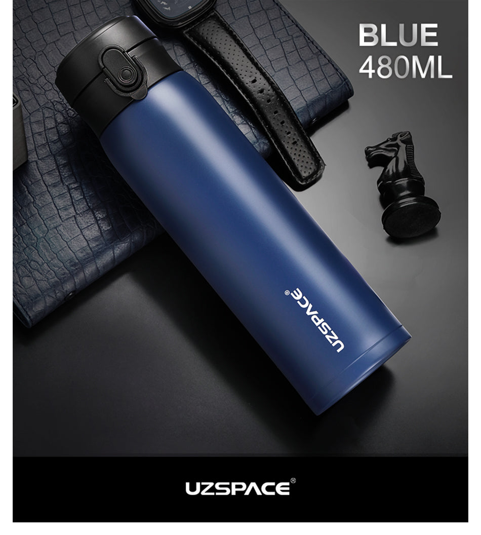 BOUTEILLE UZSPACE TWB-4076 500ml Brocade Red, Crescent Blue, Peaks White, Cloudy Black