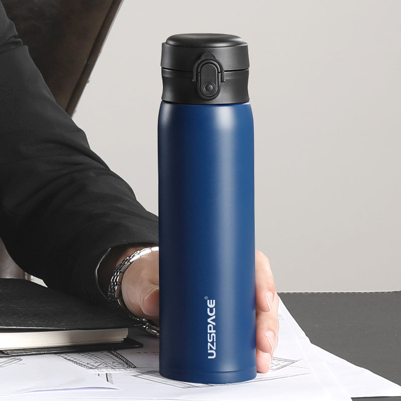BOUTEILLE UZSPACE TWB-4076 500ml Brocade Red, Crescent Blue, Peaks White, Cloudy Black
