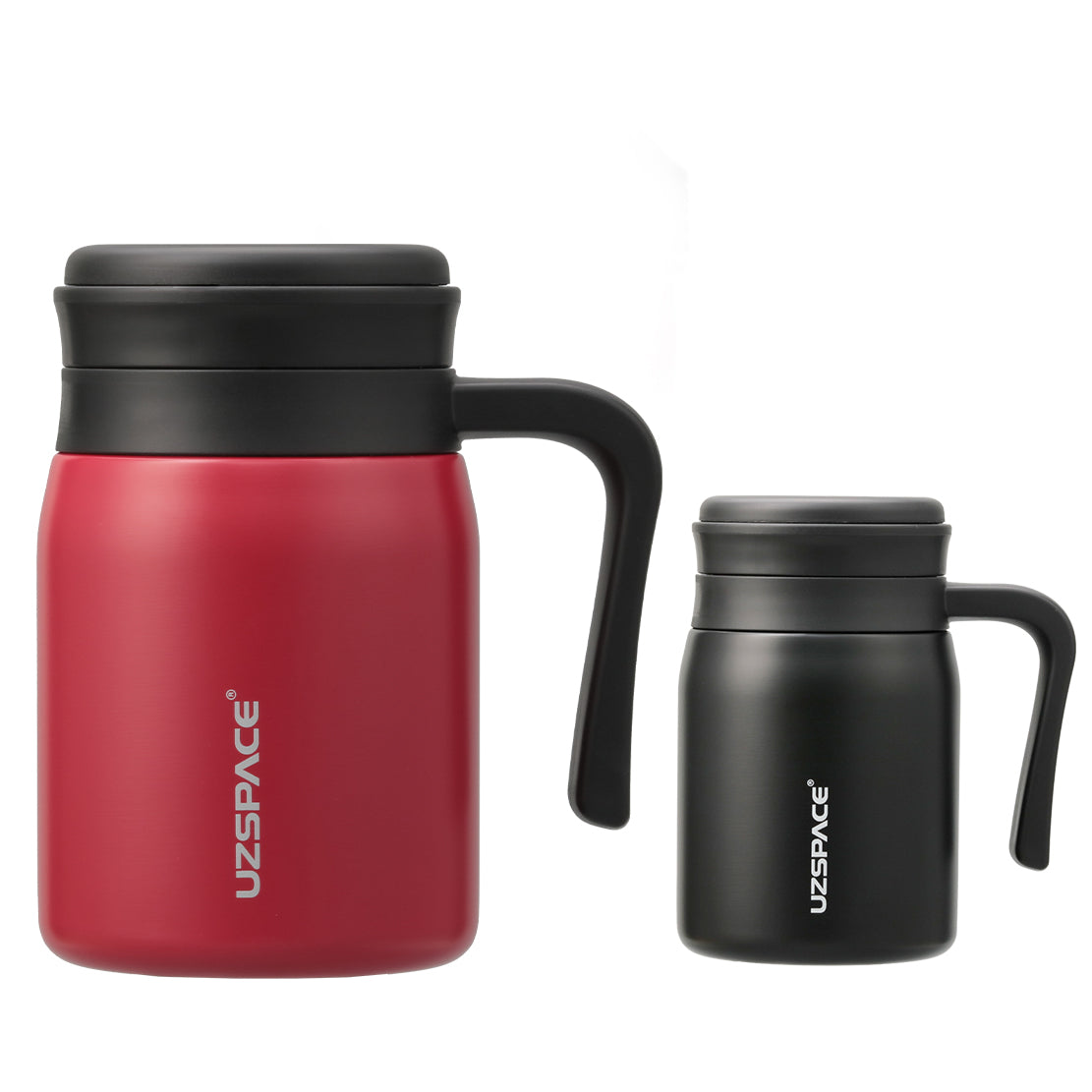 TWB-4078 470ml Cloudy Black, Brocade Red