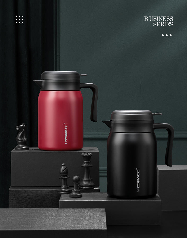 BOUTEILLE UZSPACE TWB-4079 830ml Cloudy Black, Brocade Red